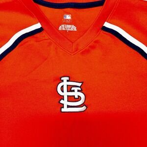 MLB Embroidered St Louis Cardinals Batting Jersey‎ Mens Large Baseball